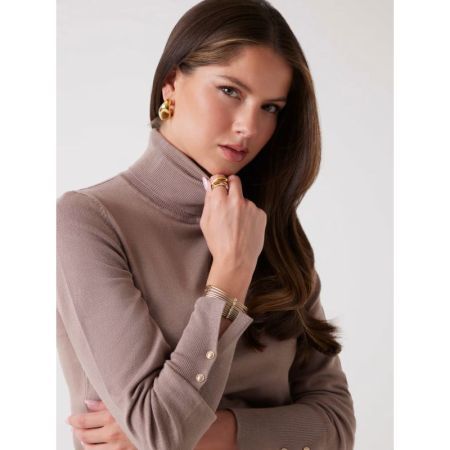 PAULE TN LS SWEATER G1K8 SILK TAUPE