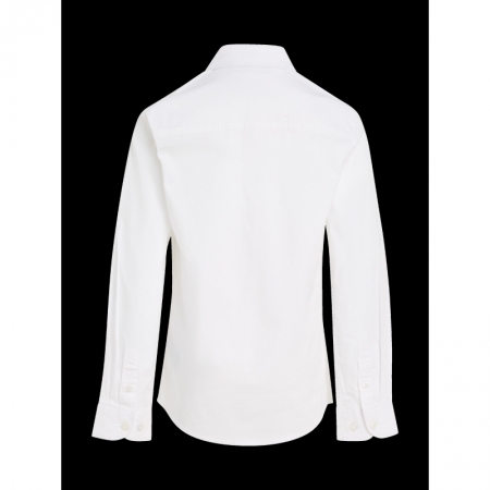 SOLID STRETCH POPLI YBR White