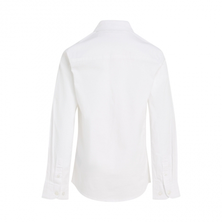 SOLID STRETCH POPLI YBR White