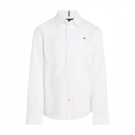 SOLID STRETCH POPLI YBR White