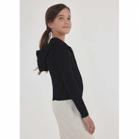 KNITTING PULLOVER 065 BLACK