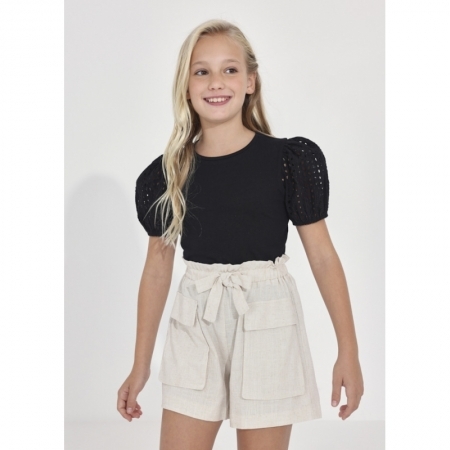 LINEN SHORTS 046 LINEN