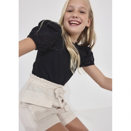LINEN SHORTS 046 LINEN