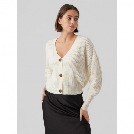 VMLEA LS V-NECK CUFF CARDIGAN 178857 Cloud Da