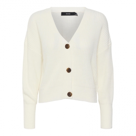 VMLEA LS V-NECK CUFF CARDIGAN 178857 Cloud Da