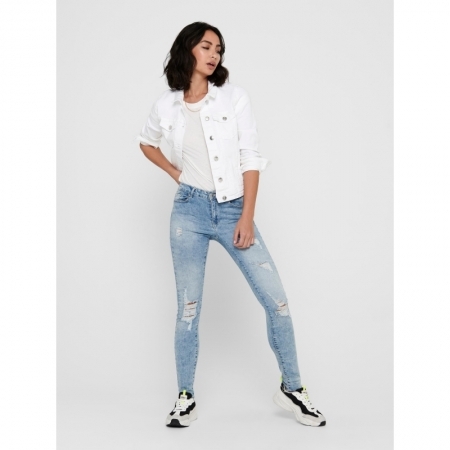 ONLTIA DNM JACKET COL PIM NOOS 177991 White