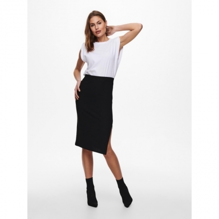 ONLEMMA SLIT SKIRT JRS NOOS 177911 Black