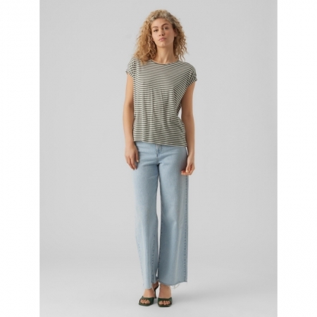 VMAVA PLAIN SS TOP STRIPE GA J 224196005 Laure
