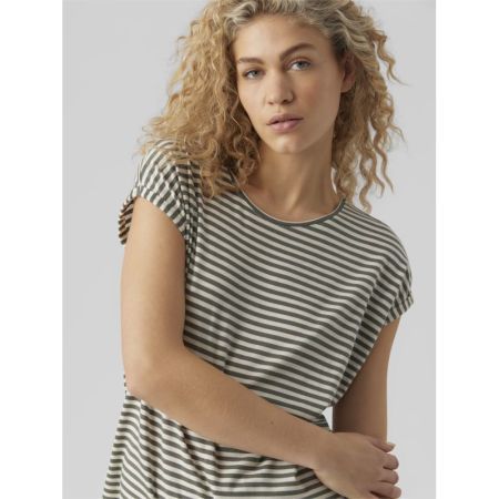 VMAVA PLAIN SS TOP STRIPE GA J 224196005 Laure