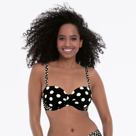 BIKINI TOP 430 ZWART-WIT