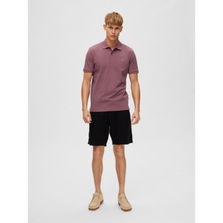 SLHDANTE SS POLO W NOOS 220990 Rose Bro