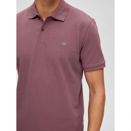 SLHDANTE SS POLO W NOOS 220990 Rose Bro