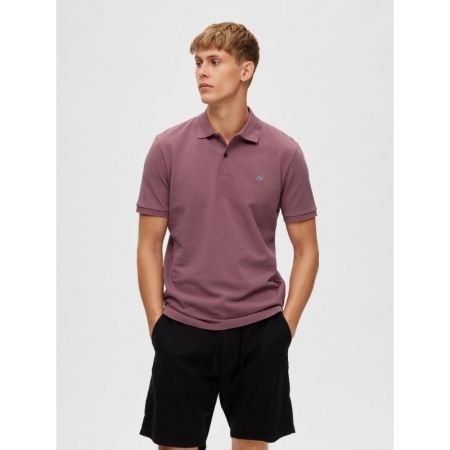 SLHDANTE SS POLO W NOOS 220990 Rose Bro