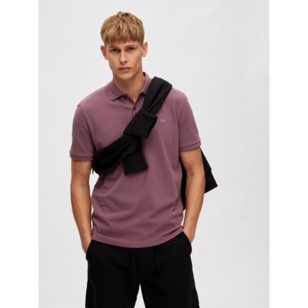 SLHDANTE SS POLO W NOOS 220990 Rose Bro