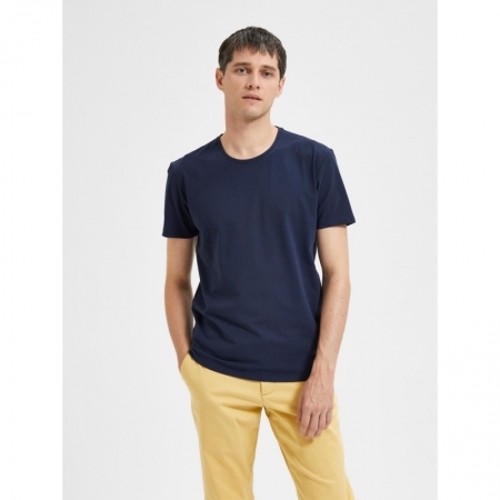 SLHAEL SS O-NECK TEE B NOOS 178814 Navy Bla