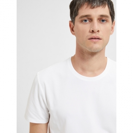 SLHAEL SS O-NECK TEE B NOOS 179651 Bright W