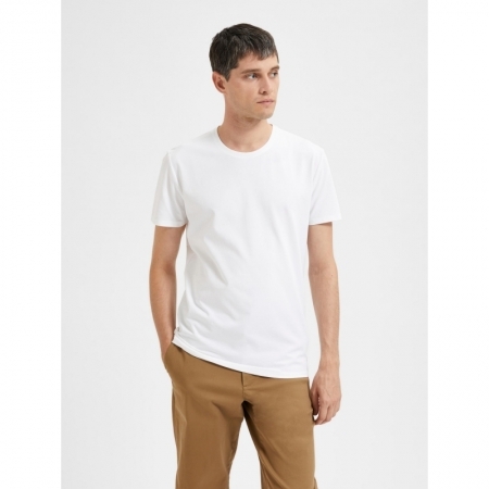 SLHAEL SS O-NECK TEE B NOOS 179651 Bright W