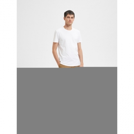 SLHAEL SS O-NECK TEE B NOOS 179651 Bright W