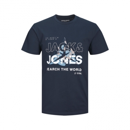 JCOHUNT TEE SS CREW NECK JNR 175876 Navy Bla