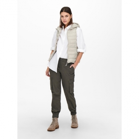 ONLNEWTAHOE HOOD WAISTCOAT OTW 189959 Pumice S