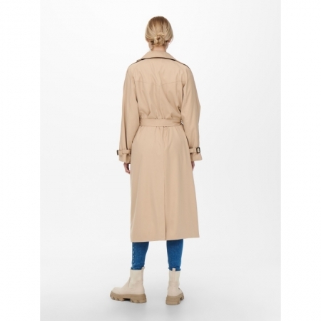 ONLCHLOE TRENCHCOAT DOUBLE B. 177945 Tannin