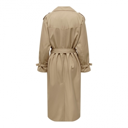 ONLCHLOE TRENCHCOAT DOUBLE B. 177945 Tannin