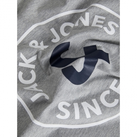 JACAARON SS TEE JNR 179085 Light Gr