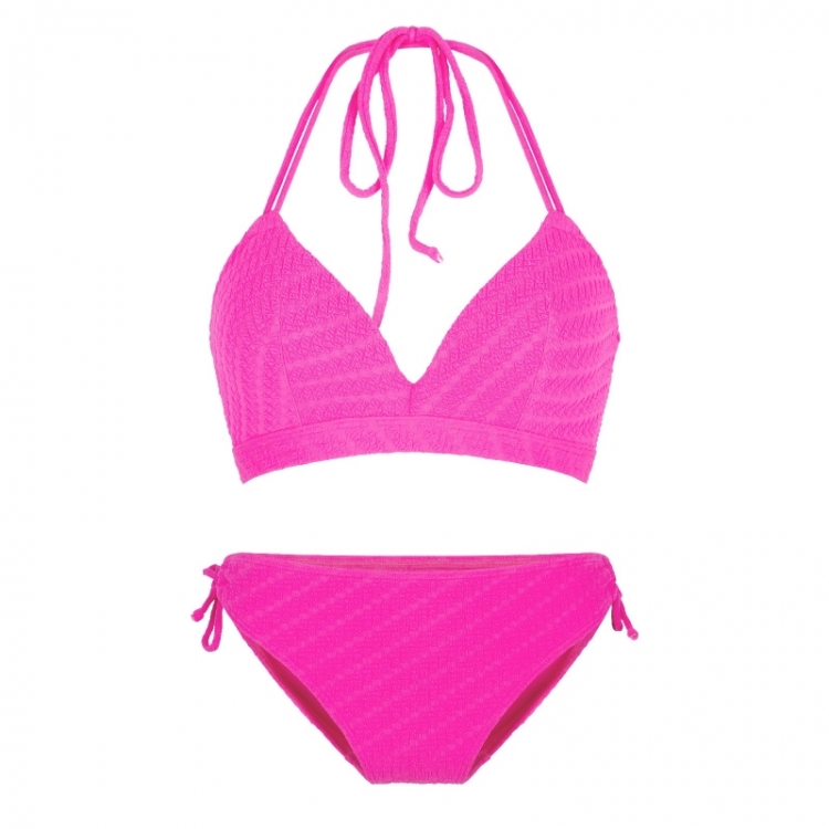 TRIANGEL VOORGEVORMD BIKINI SE 66 HOT PINK STRUCTURED