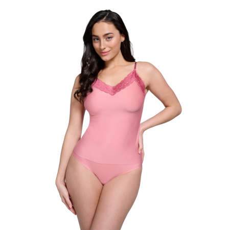 SECRETS SPAGHETTI TOP LACE 6222 Rose Pink