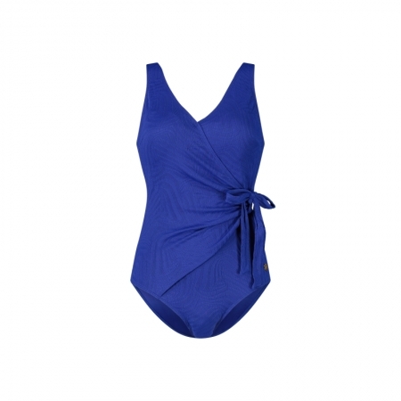 V-NECK SWIMSUIT 2360 BLUE WAVES