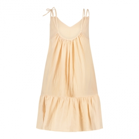 SPAGHETTI DRESS 2384 BEIGE