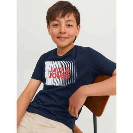 JJECORP LOGO TEE PLAY SS O-NEC 175876 Navy Bla