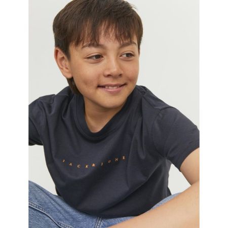 JJESTAR JJ TEE SS NOOS JNR Dark navy