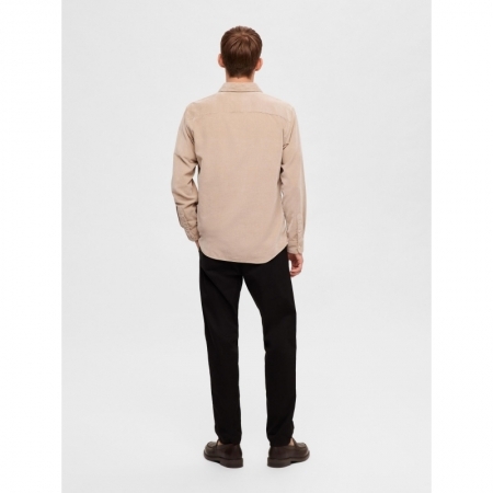 SLHREGOWEN-CORD SHIRT LS NOOS 181971002 Breen