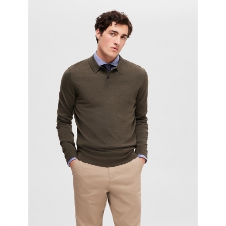 SLHTOWN MERINO COOLMAX KNIT PO 178191001 Fores