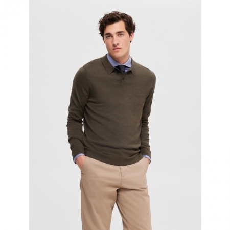 SLHTOWN MERINO COOLMAX KNIT PO 178191001 Fores