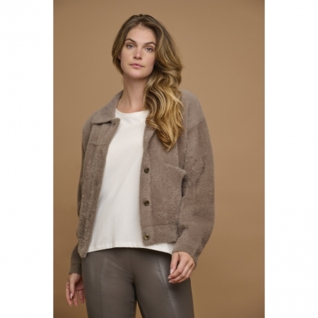 BOXY JACKET TAUPE