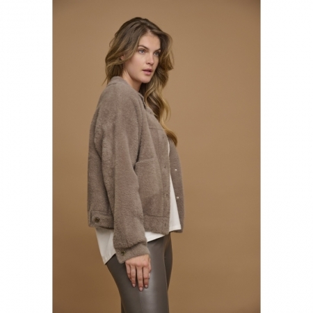 BOXY JACKET TAUPE