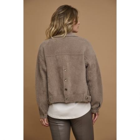 BOXY JACKET TAUPE