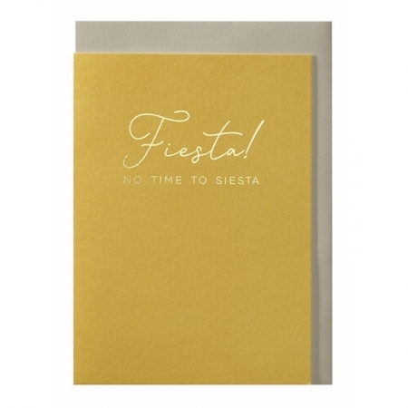 Fiesta! No time to siesta -