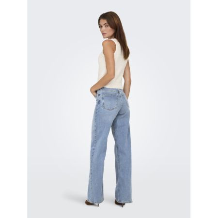 ONLMADISON BLUSH HW WIDE DNM C 177934 Light Bl
