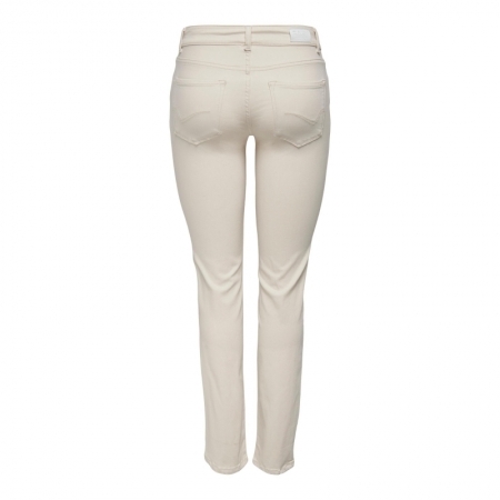 ONLALICIA REG STRT DNM DOT019 234755 Ecru