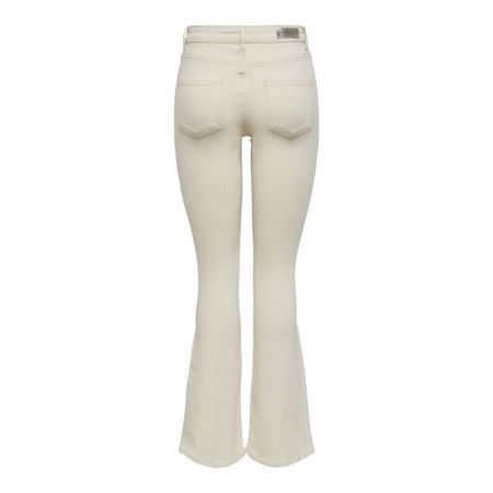 ONLBLUSH MID FLARED DNM DOT019 234755 Ecru