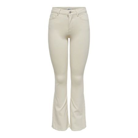ONLBLUSH MID FLARED DNM DOT019 234755 Ecru