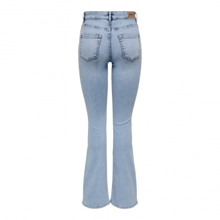 ONLBLUSH MID SK FLARED DNM TAI 177934 Light Bl