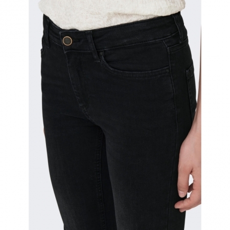 ONLBLUSH MID FLARED DNM TAI109 Washed Black
