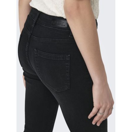 ONLBLUSH MID FLARED DNM TAI109 Washed Black