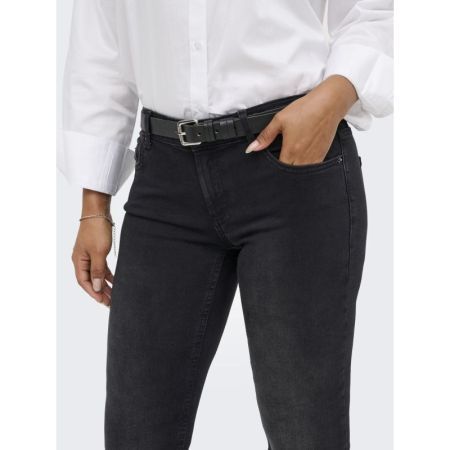 ONLBLUSH MID FLARED DNM TAI109 Washed Black