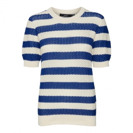 VMHAVANA STRIPE SS O-NECK PULL 222913001 Birch