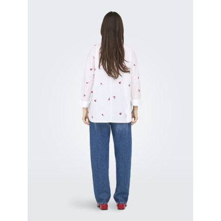 ONLNEW LINA GRACE LS EMB SHIRT 190858009 Brigh